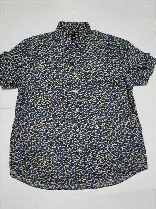 Tops - Short Sleeve Button Down Size Women's 2XL Slim Fit Multiple
